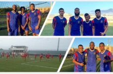 Belize Men’s National Football Team takes a break from training for the weekend