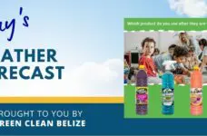 Green Clean Belize Weather Banner