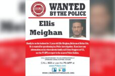 Ellis Meighan wanted by police for questioning