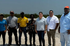 Ministry of Education officials tour site for new Government schools in San Pedro and Caye Caulker 