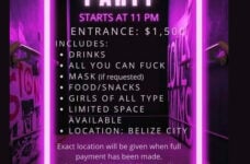 Commissioner of Police investigates ‘orgy party’ after flyer promotes prostitution 